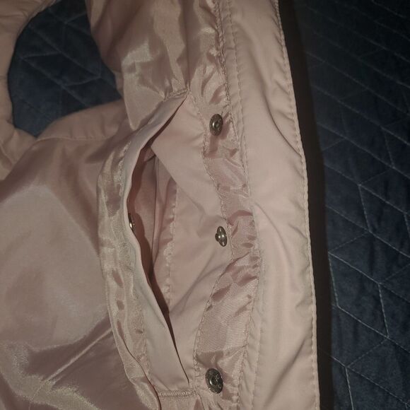 Eddie Bauer Size S Down 650 Fill Women's Pink Full Zip Quilted Insulated VEST - Picture 6 of 12